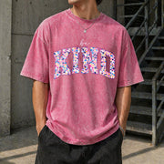 Be Kind Teacher Kindness Vintage Washed T-Shirt in Red